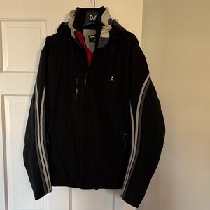 Men's Black and Gray Performance Ski Jacket size L